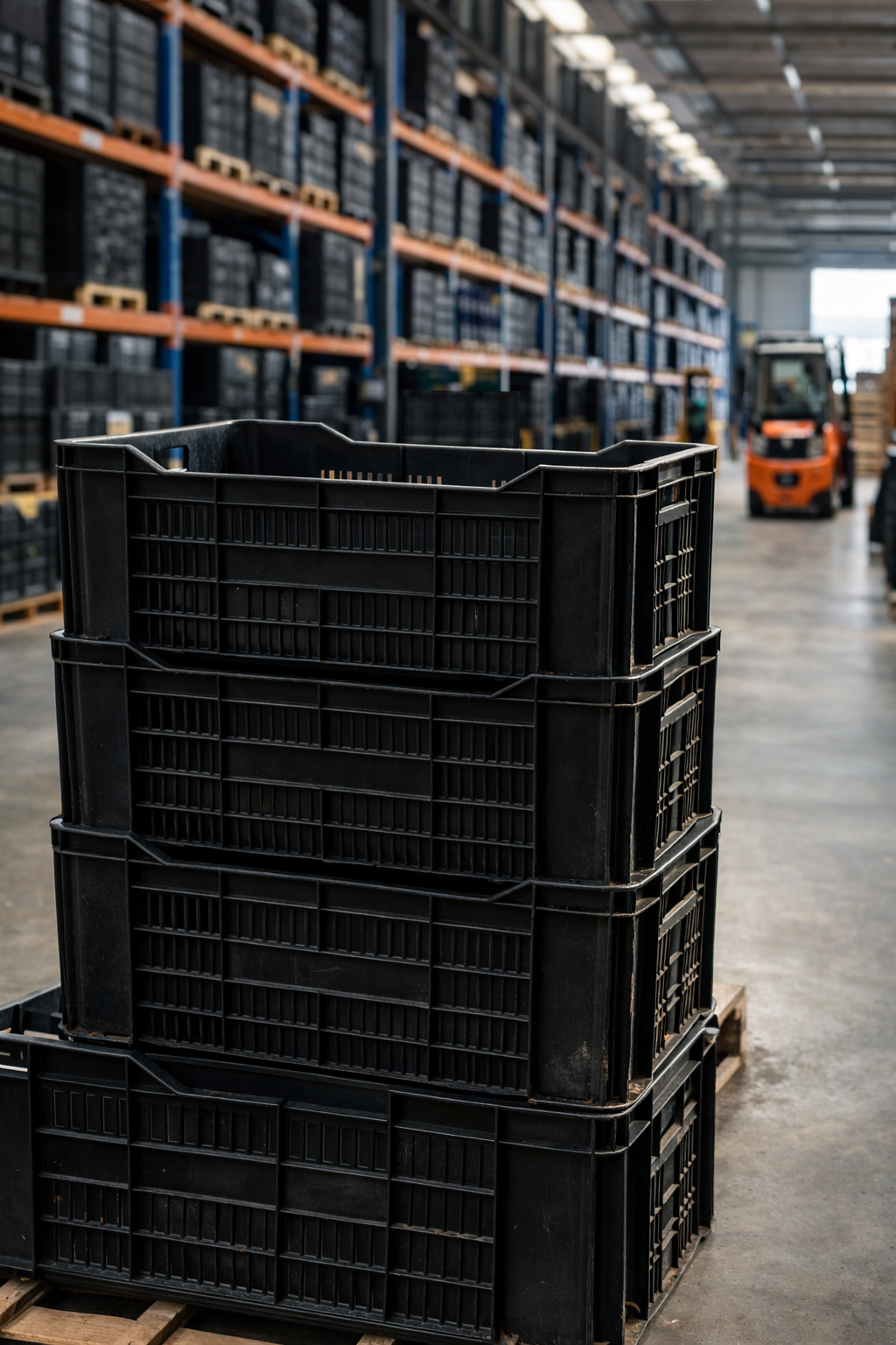 Range of crate sizes